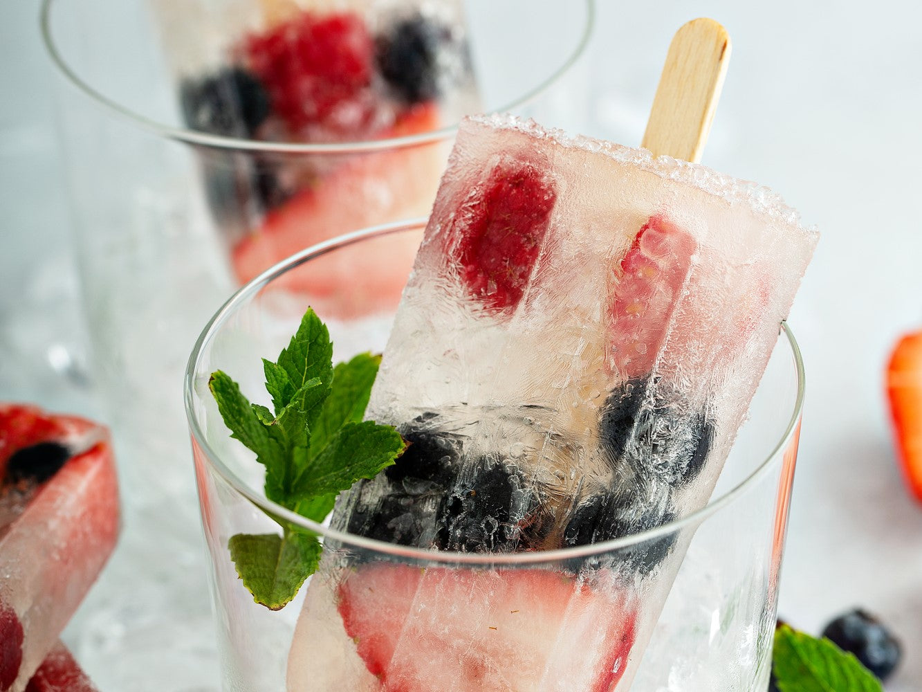CHAMPAGNER-POPSICLES – EIS AM STIEL