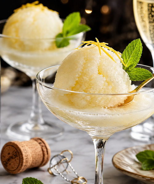 Champagner-Sorbet: Das beste Dessert für besondere Abende